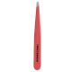 Tweezerman Stainless Steel Slant Tweezers - Geranium