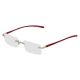 B+D BD Al Reader Mat Silver Red 200 Nb
