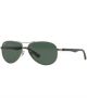 Ray Ban 0RB8313 004/N5 61 GUNMETAL POLAR GREEN AR Steel Man