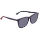 Gucci Gg0404S008 58 Man Injection Rectangular Square Blackblackgrey Nb