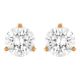 Solitaire Pierced Earrings Cry Ros